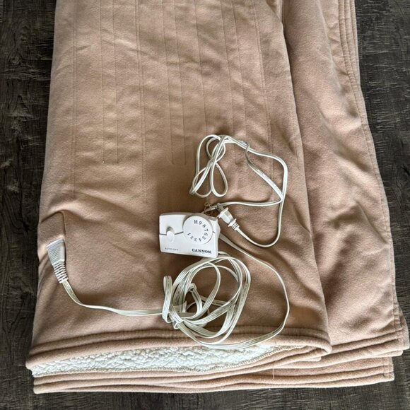 Cannon Electric Hated Works Grest Blanket Cream Size OS - Picture 3 of 10
